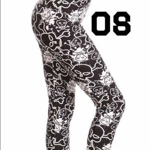 Skull and crossbones leggings